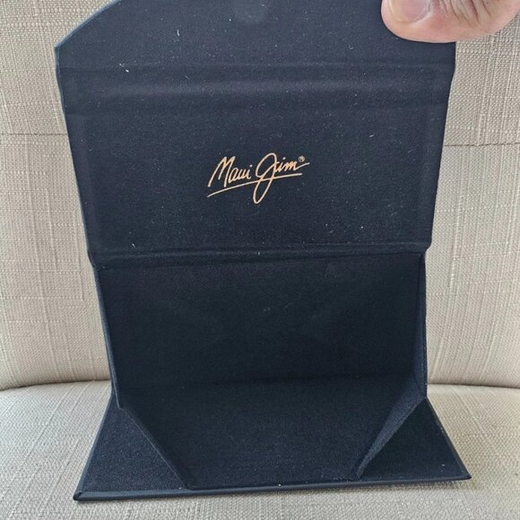 Maui Jim Eyeglasses Case Black Tri Folding Case for Glasses Eye Wear CASE only - Picture 3 of 11